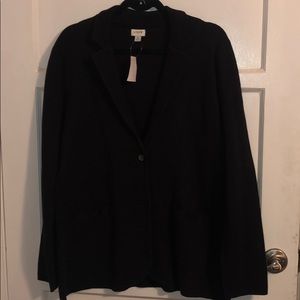 J. Crew factory black sweater blazer
